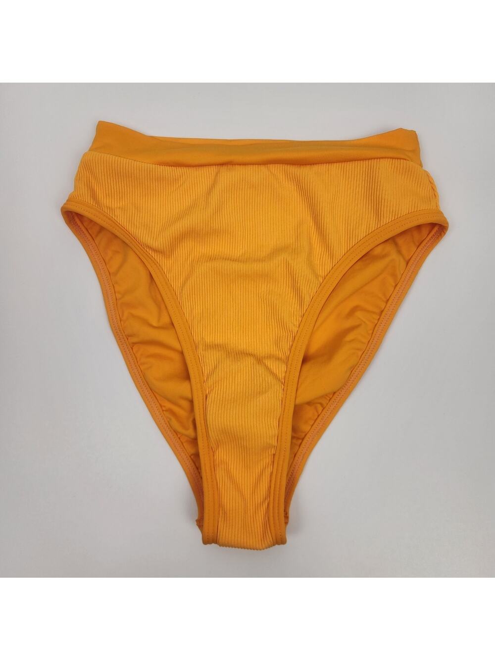 L*Space Frenchi Bikini Bottom in Mango Orange Size XL High Waisted